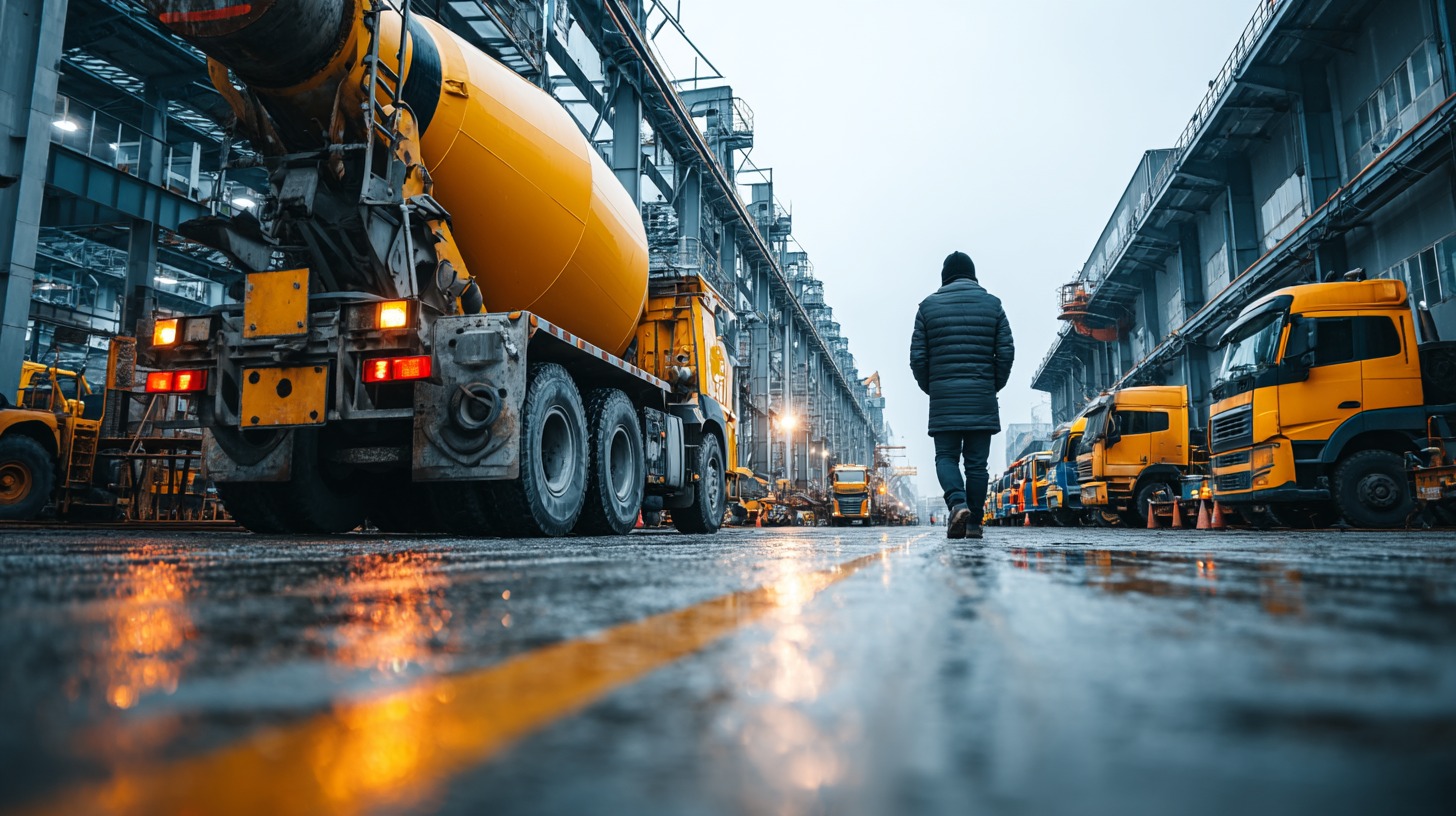 Бетонный миксер: ключевая техника